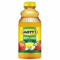 Motts Mott's 100% Apple Juice 32 oz. Plastic Bottle, PK12 10002367